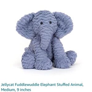 Jellycat Fuddlewuddle Elephant 9in